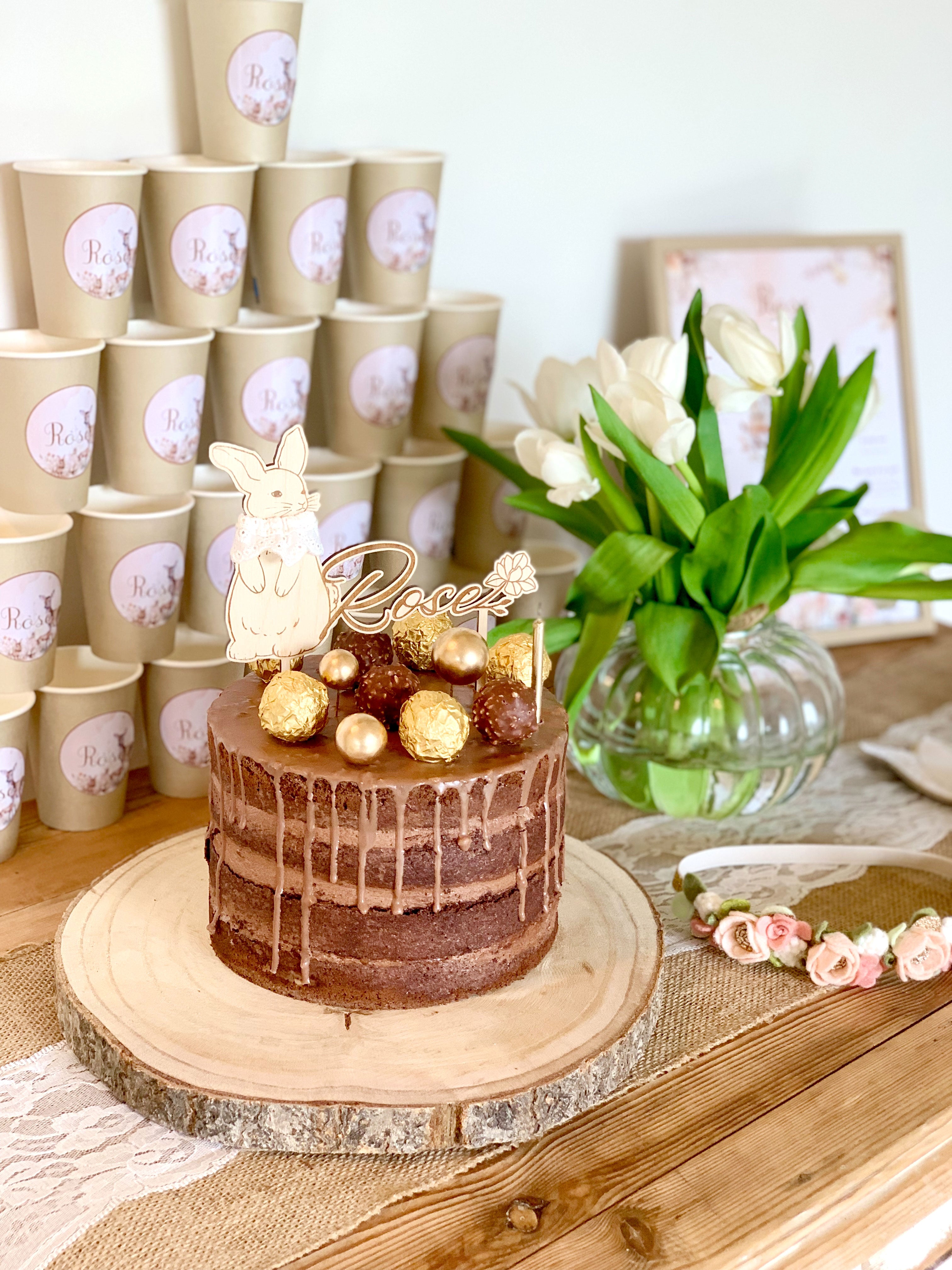 Torte mit Rocher® Pralinen zum selber dekorieren 🍰 deinetorte.de