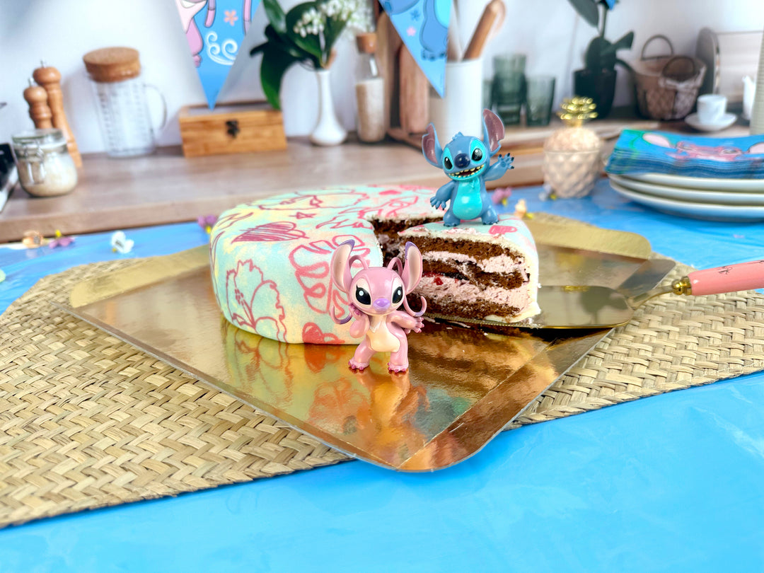 Angel & Stitch® auf tropischer Deluxe-Torte