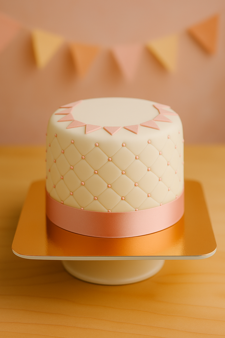 Happy Birthday Deluxe Torte - PINK - Doppelte Höhe