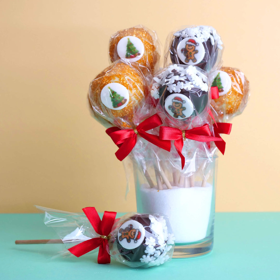 Cake-Pops "Weihnachten" (12 Stück)