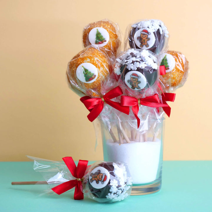 Cake-Pops "Weihnachten" (12 Stück)