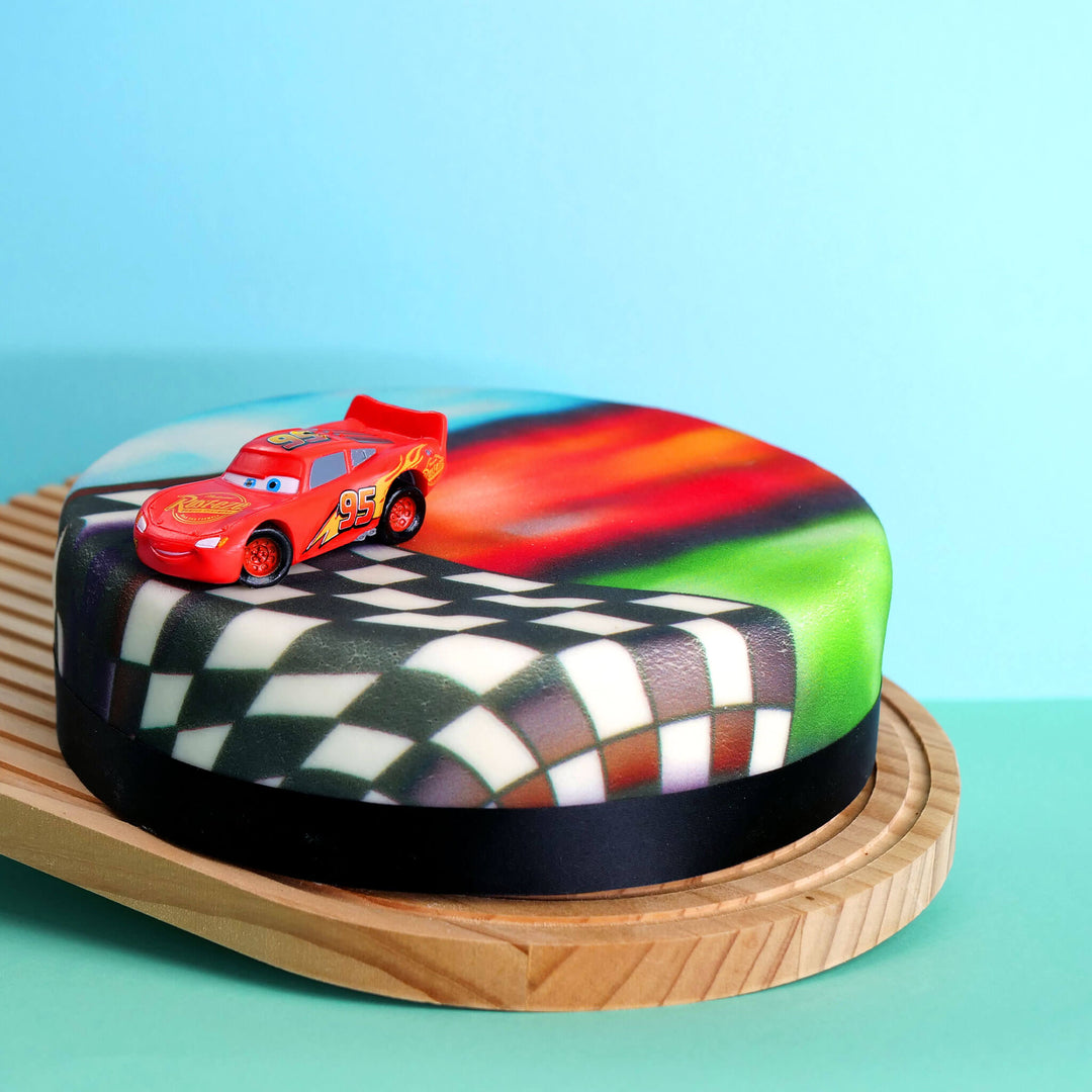 Cars® - Lightning McQueen auf Zielgeraden-Torte