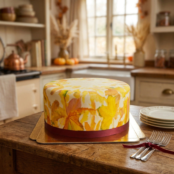 Deluxe Herbstblätter-Torte