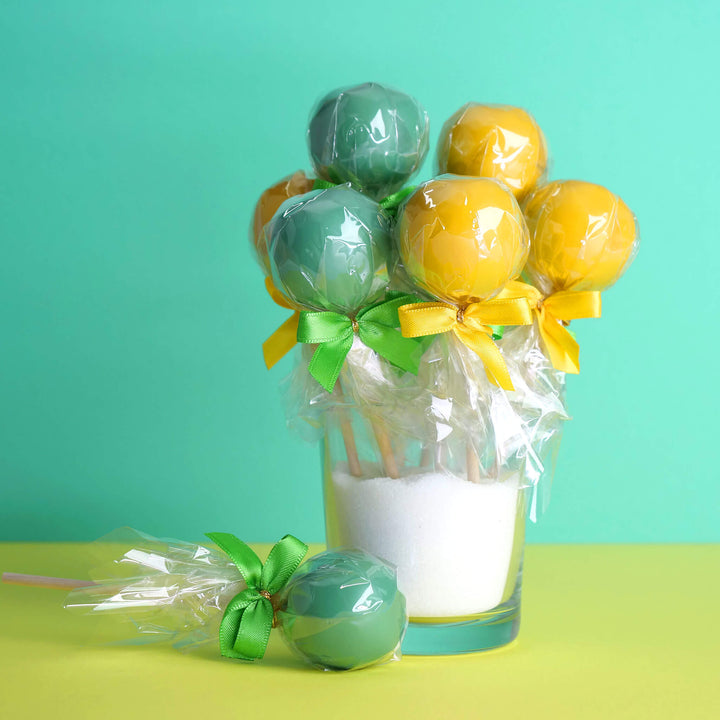 Bunte Cake-Pops in 2 Farben (2x6 Stück)