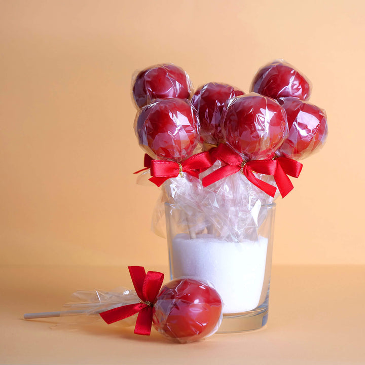 Einfarbige bunte Cake-Pops (12 Stück)