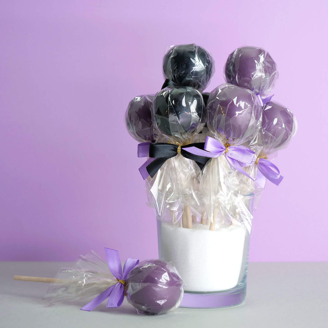 Bunte Cake-Pops in 2 Farben (2x6 Stück)