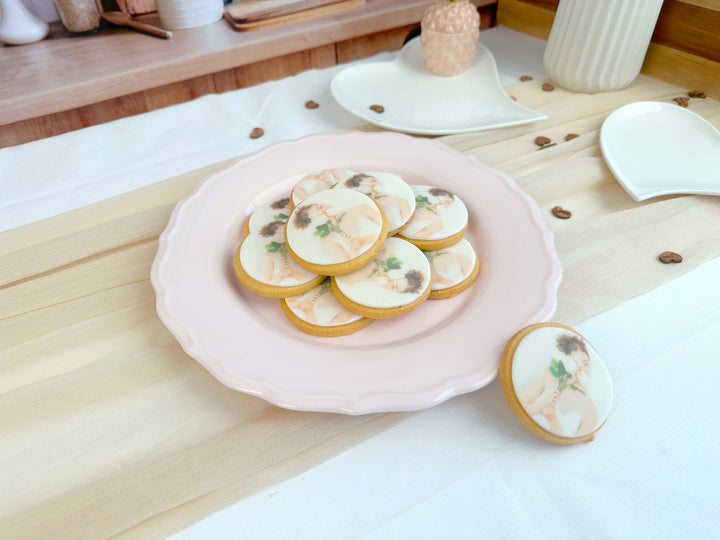 Foto-Keks, Rund (12 Stück)