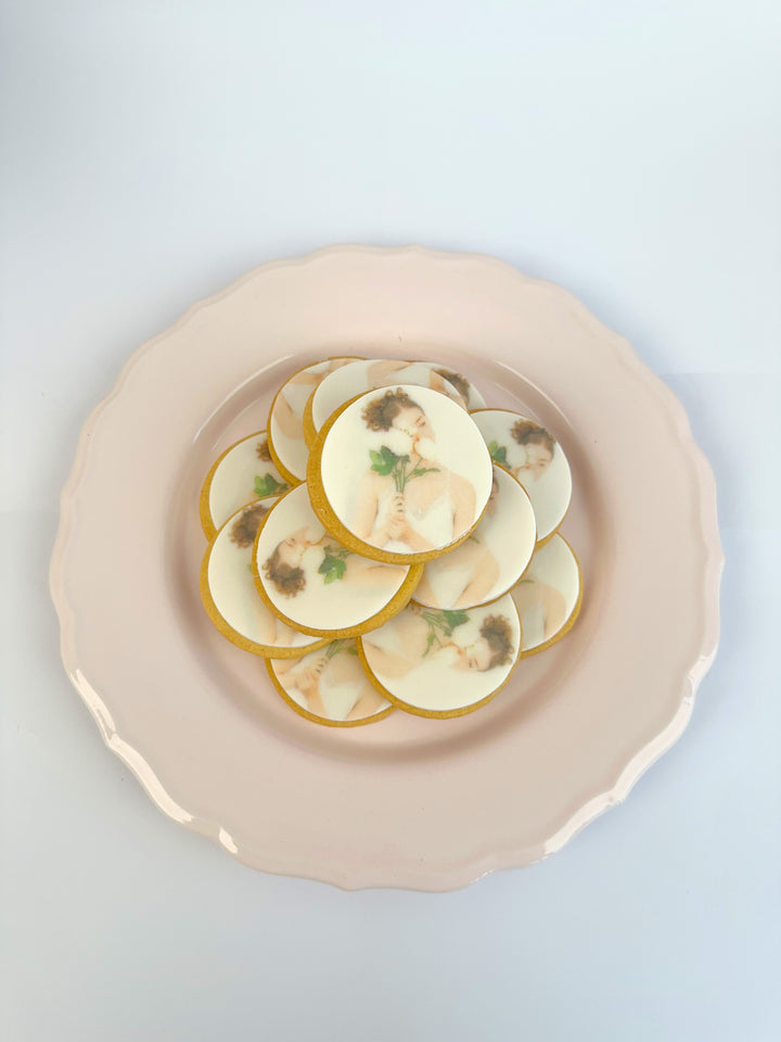 Foto-Keks, Rund (12 Stück)