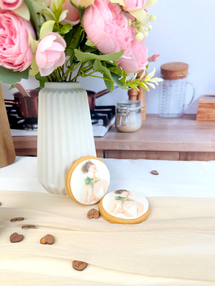 Foto-Keks, Rund (12 Stück)