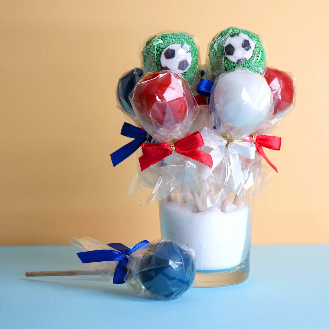 Fußball Cake-Pops Frankreich (12 Stück)