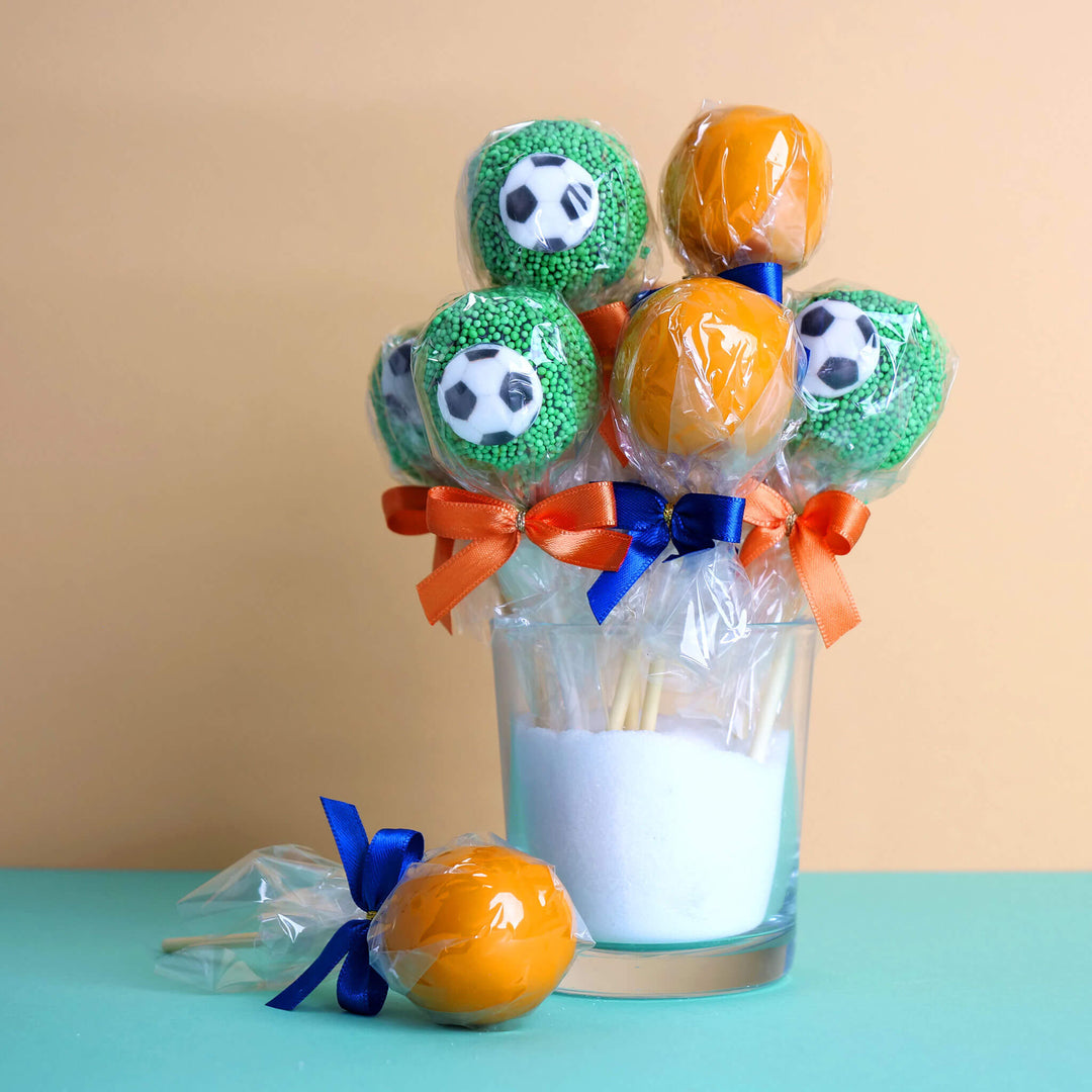 Fußball Cake-Pops Niederlande (12 Stück)