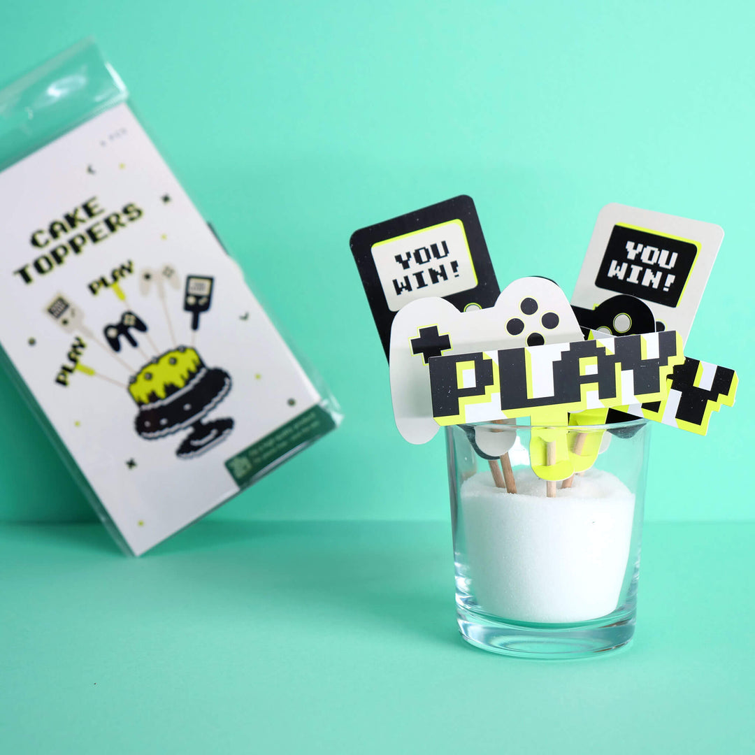 Gamer Cake-Topper-Set
