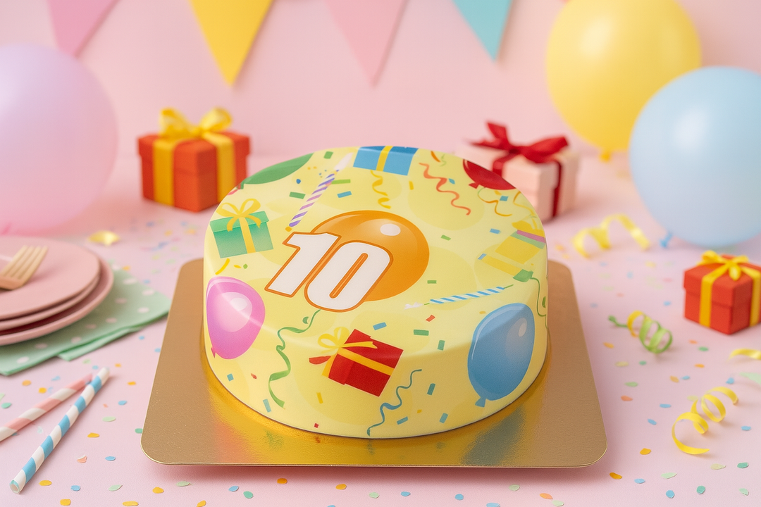 Geburtstagstorte mit Zahl