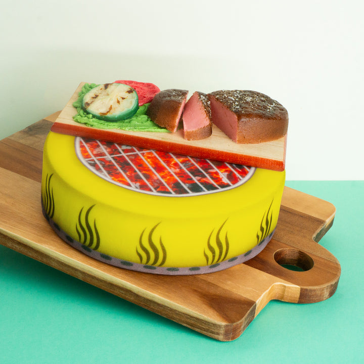 Grill-Torte mit Grillgut