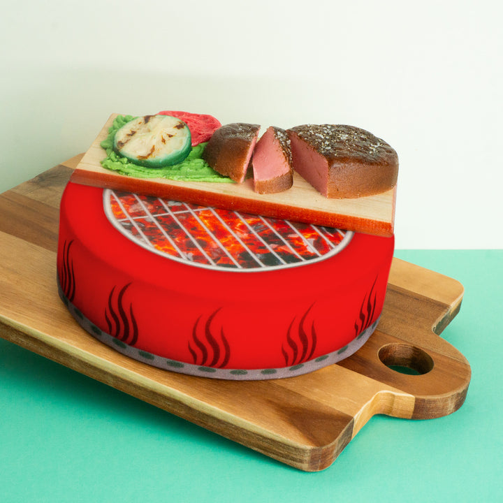 Grill-Torte mit Grillgut