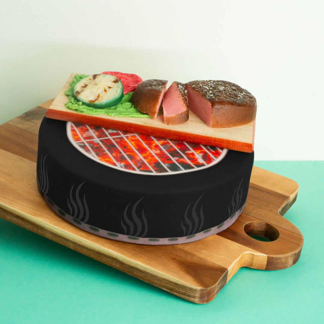 Grill-Torte mit Grillgut