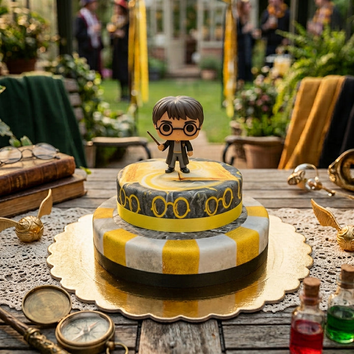 Harry Potter® auf 2-stöckiger Dachs-Torte