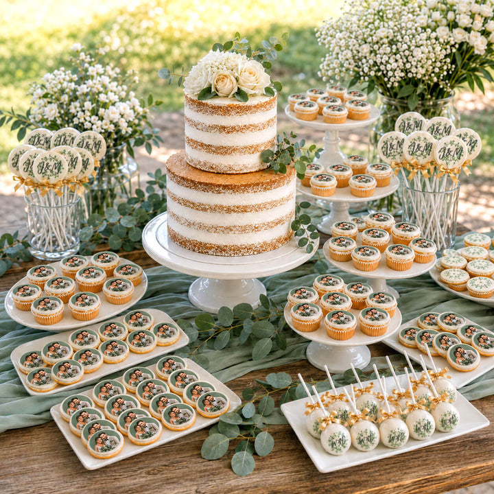 Hochzeitstorte & Sweet Table Rundum-sorglos-Komplettpaket