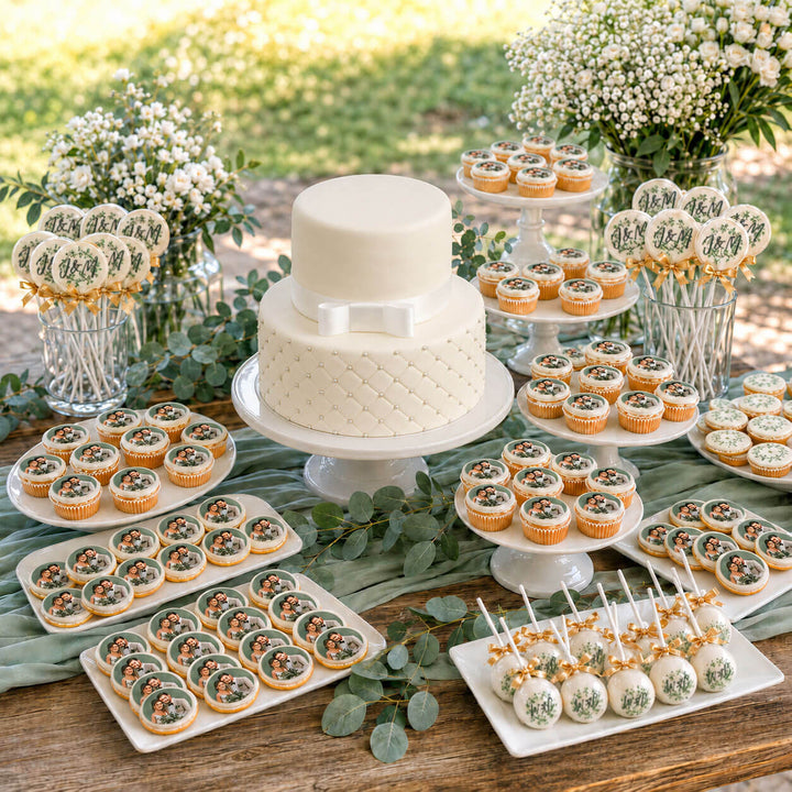 Hochzeitstorte & Sweet Table Rundum-sorglos-Komplettpaket