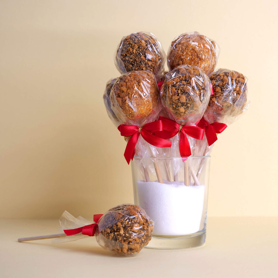 Karamell Biscoff® Cake-Pops (12 Stück)