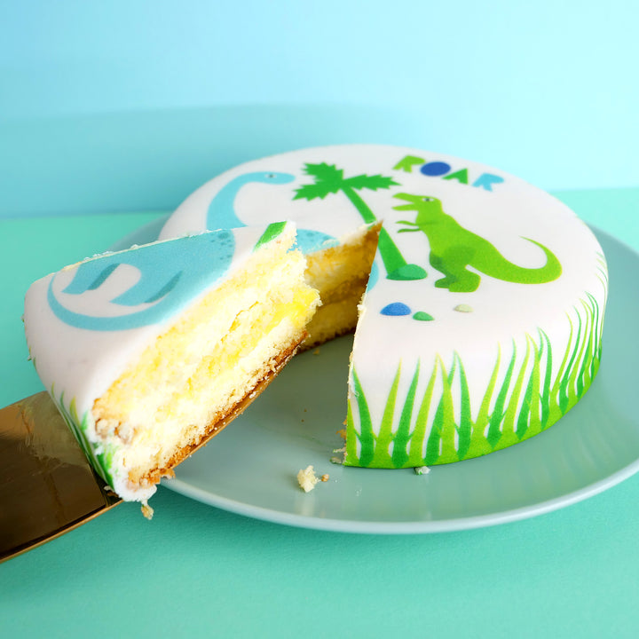 Kleine Dinosaurier-Torte