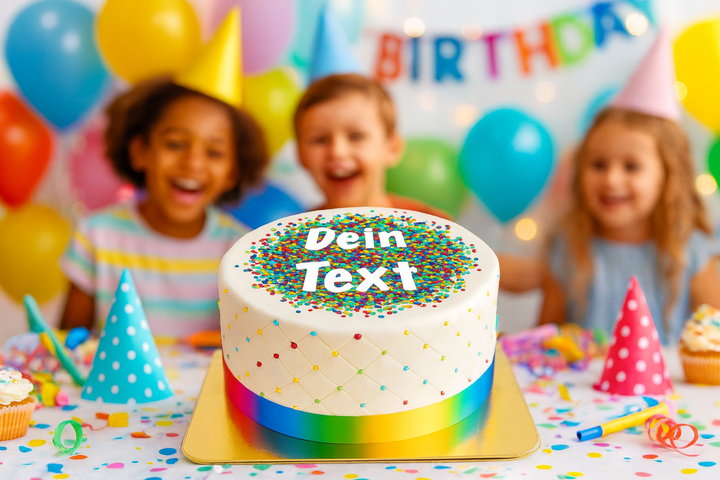 Deluxe Konfetti-Torte