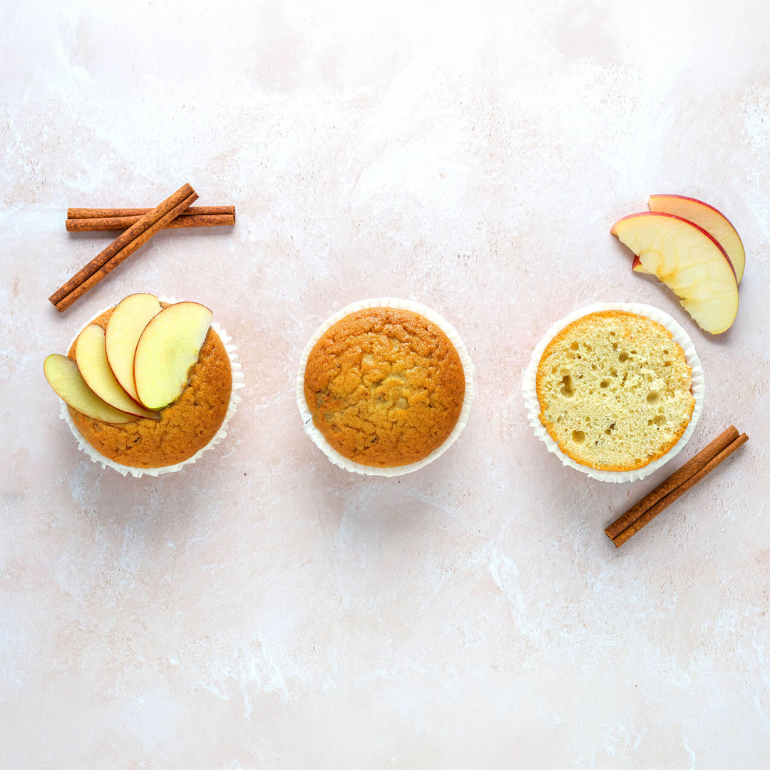 Apfel-Zimt-Muffins, 9 Stück