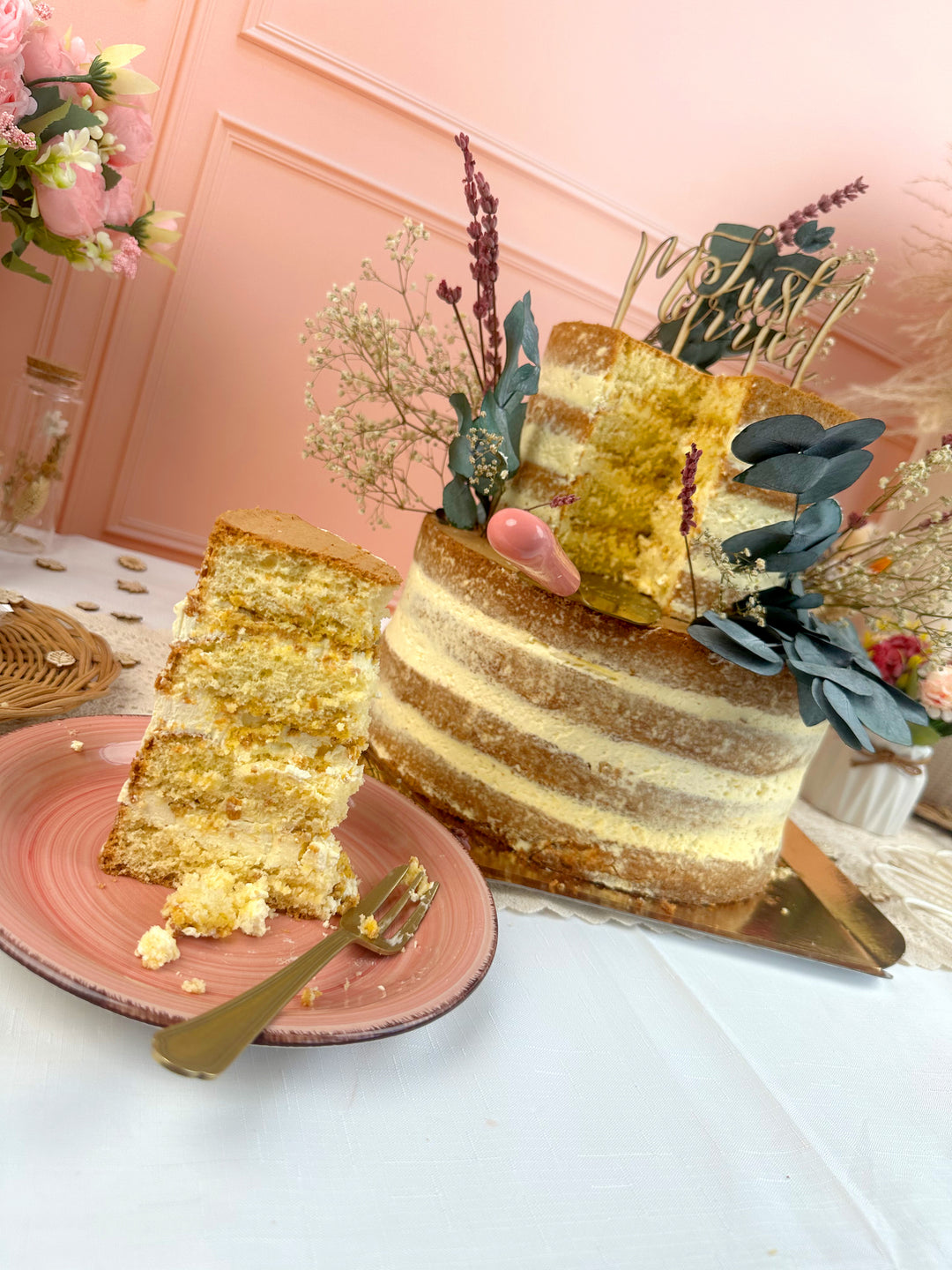 Naked Cake, Hochzeitstorte