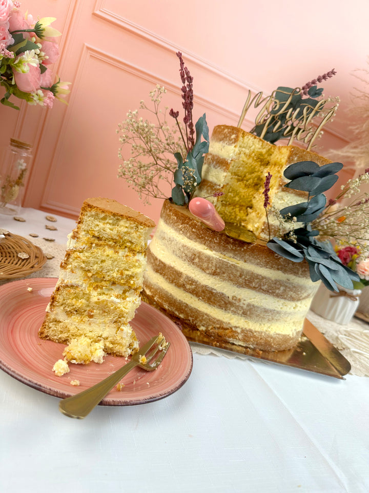 Naked Cake, Hochzeitstorte