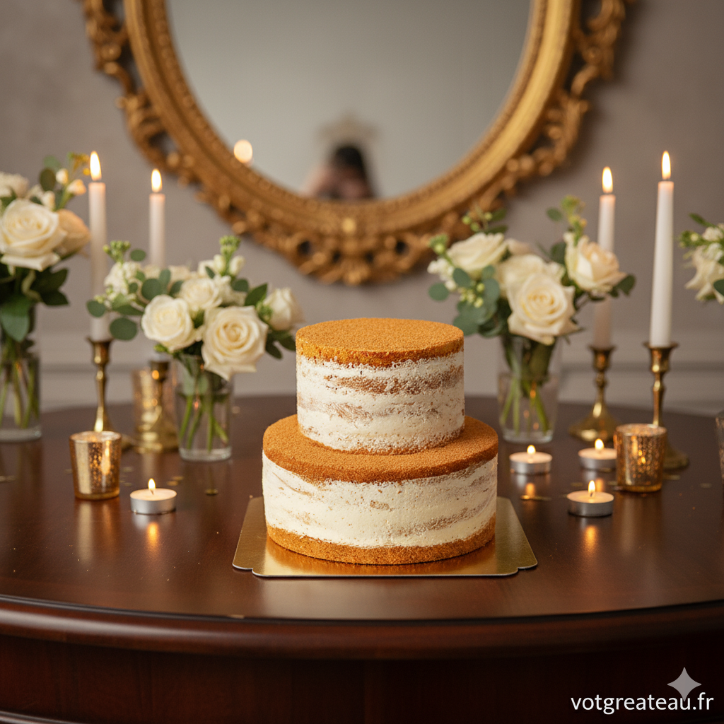 Naked Cake zweistöckig