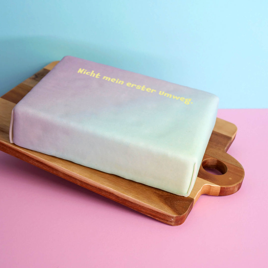 Spruch-Torte "Nicht mein erster Umweg."