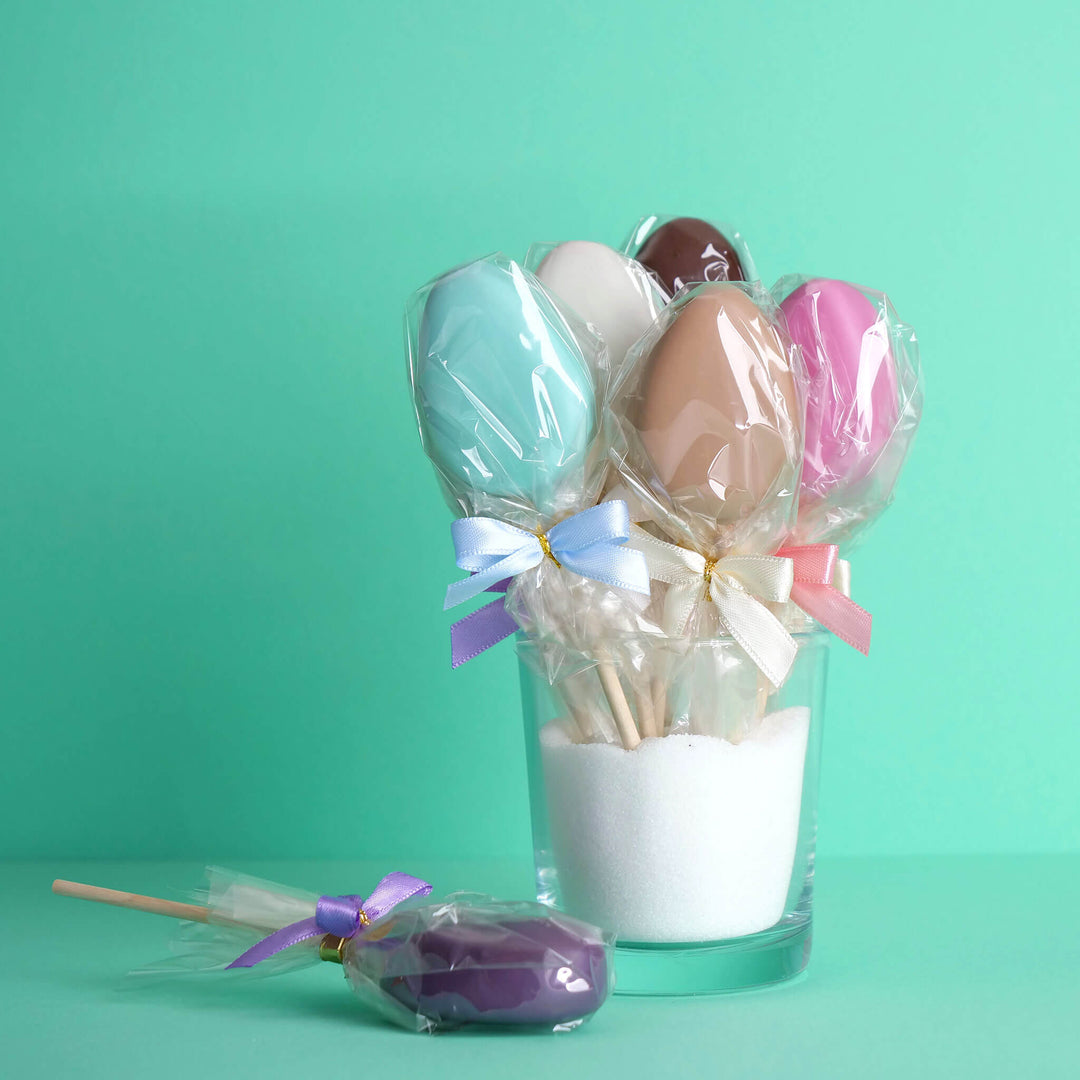 Ostereier Cake-Pops Pastell (12 Stück)