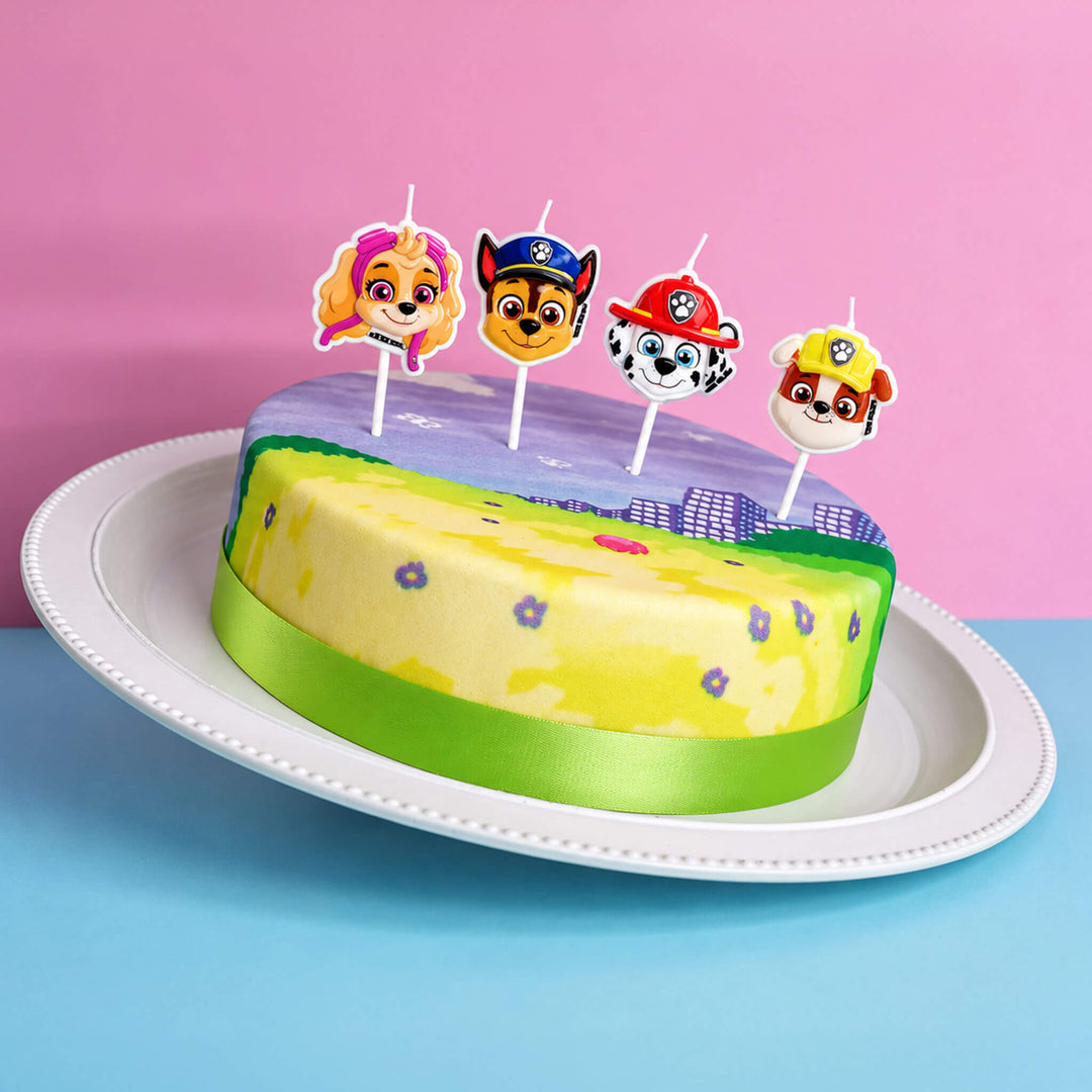 Paw Patrol® auf bunter Wiesen-Torte