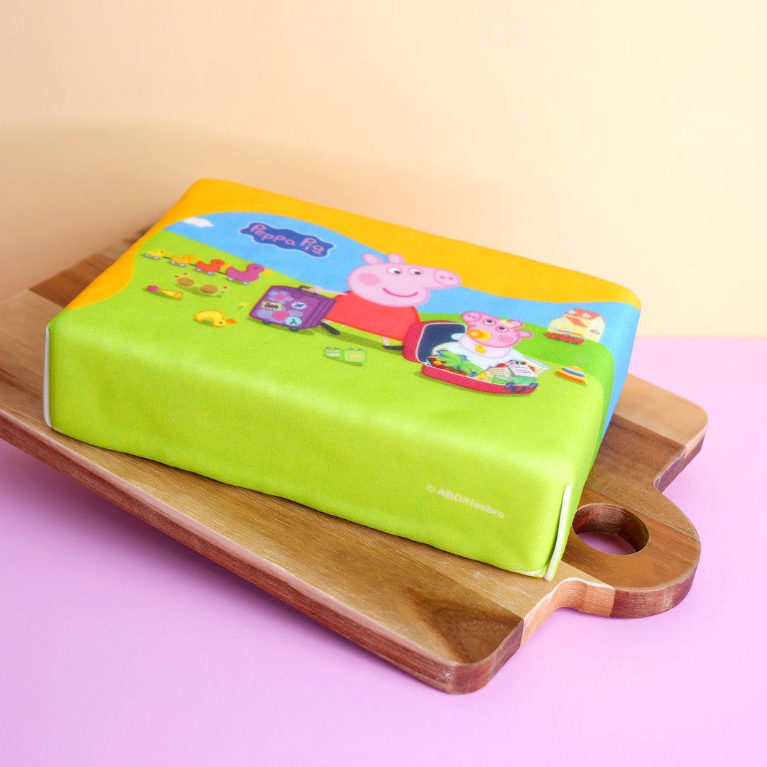 Peppa Wutz beim Kofferpacken-Torte