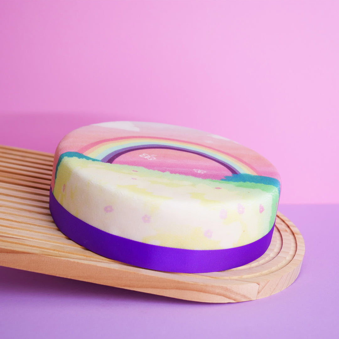 Pastell-Regenbogen-Torte