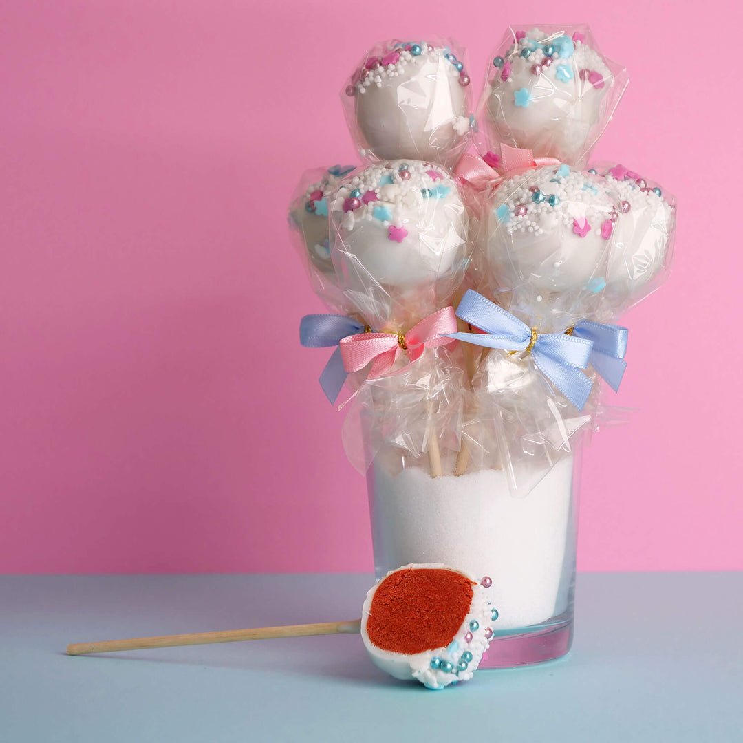 SURPRISE Gender Reveal Cake-Pops "It´s a Girl" (12 Stück)
