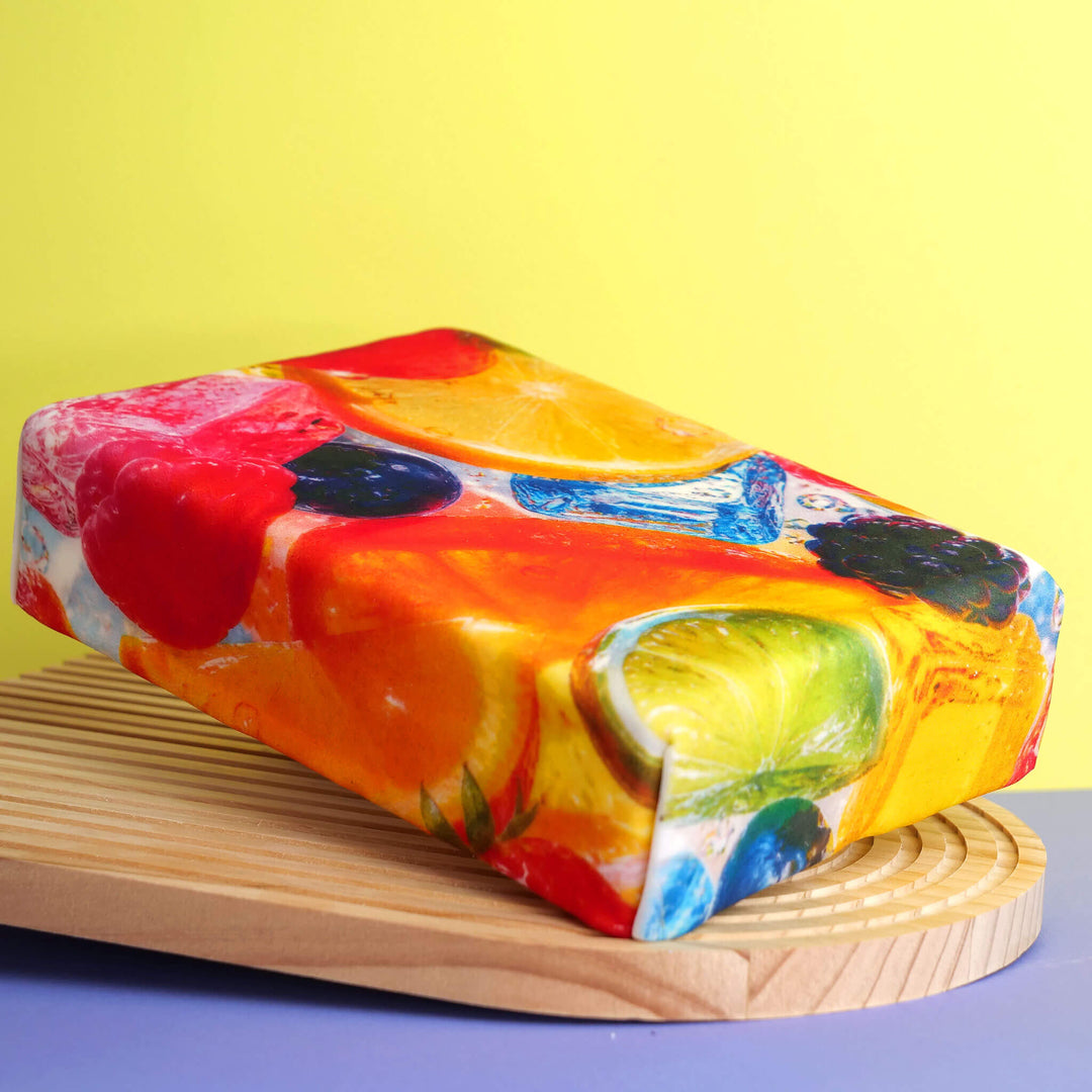 Sommerliche Obstsalat-Torte