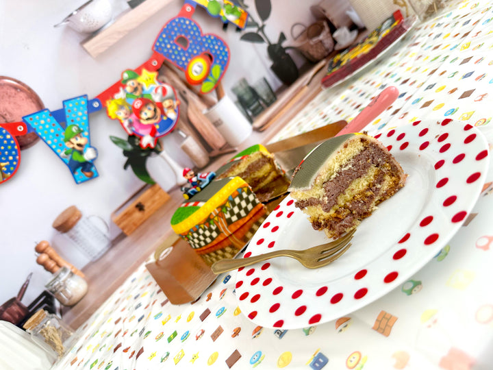 Mario Kart® auf Grasland-Rennstrecken-Torte