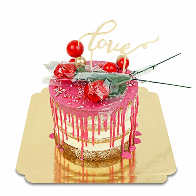 Valentinstag Naked Cake
