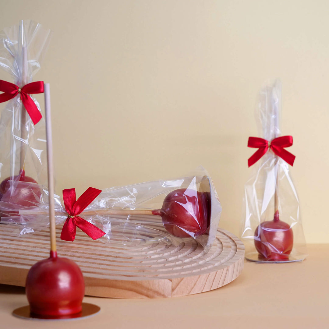 Valentinstags-Deluxe-Cake-Pops Rot (10 Stück)