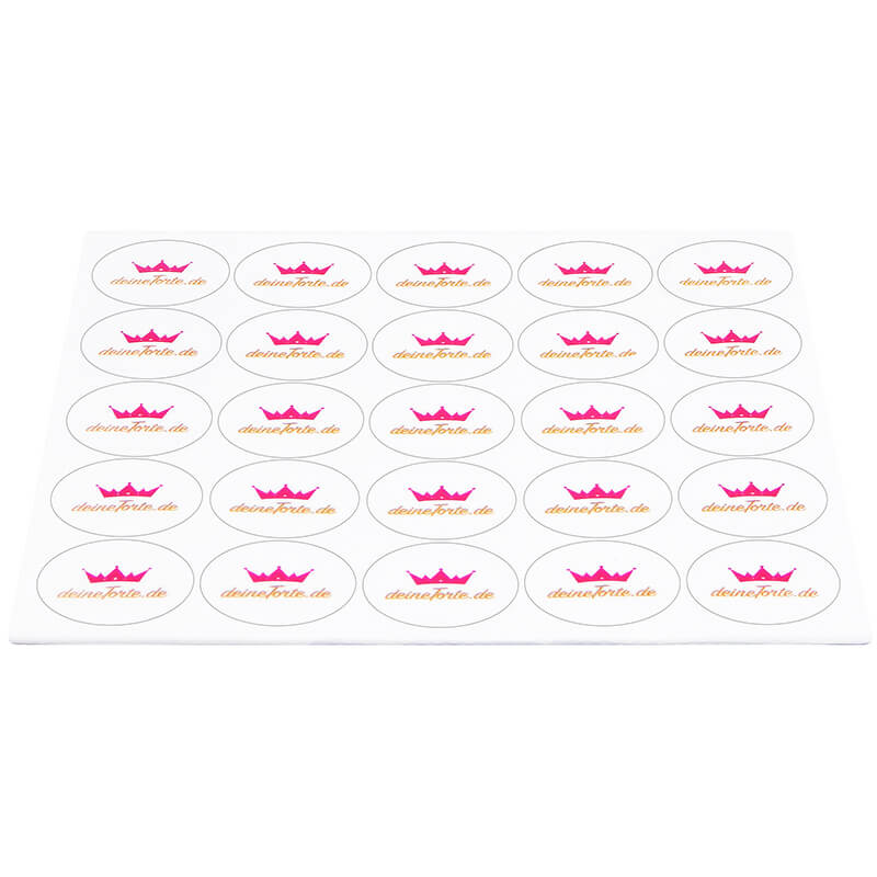 Tortenbild - 4cm rund (ab 100 Stück)