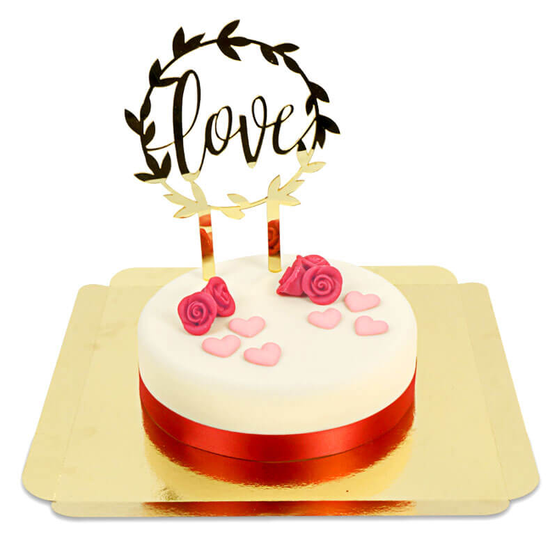 Dekoset Valentinstag, rosa