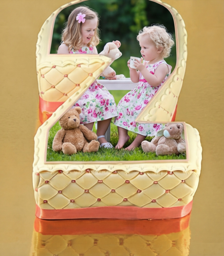 Deluxe Zahlen-Fototorte, verschiedene Farben