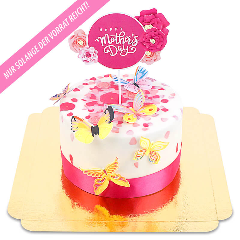 Deluxe Muttertagstorte mit Cake-Topper
