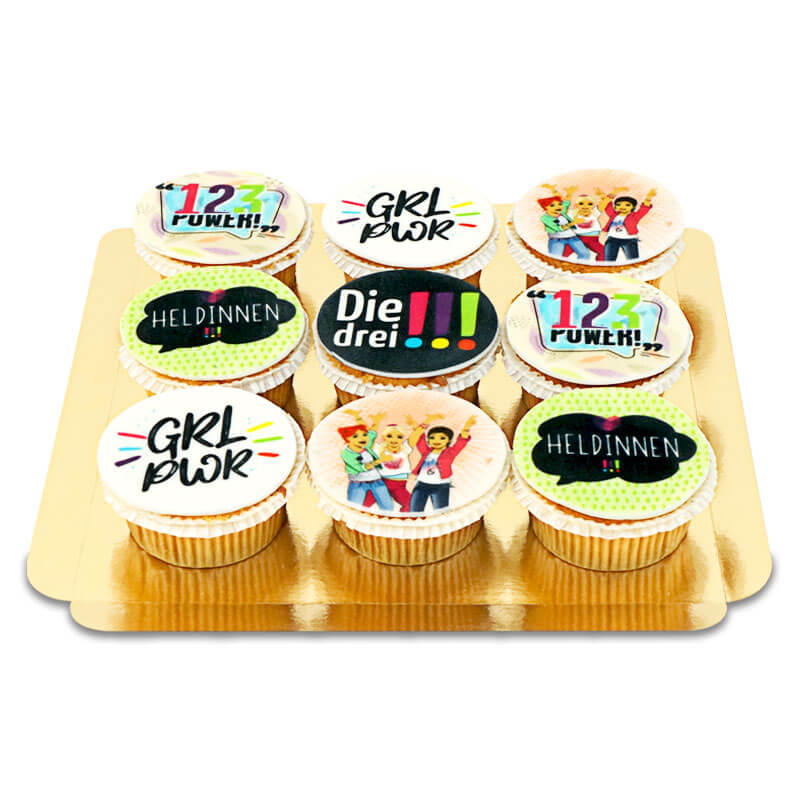 Die drei !!! Cupcakes (9 Stück)