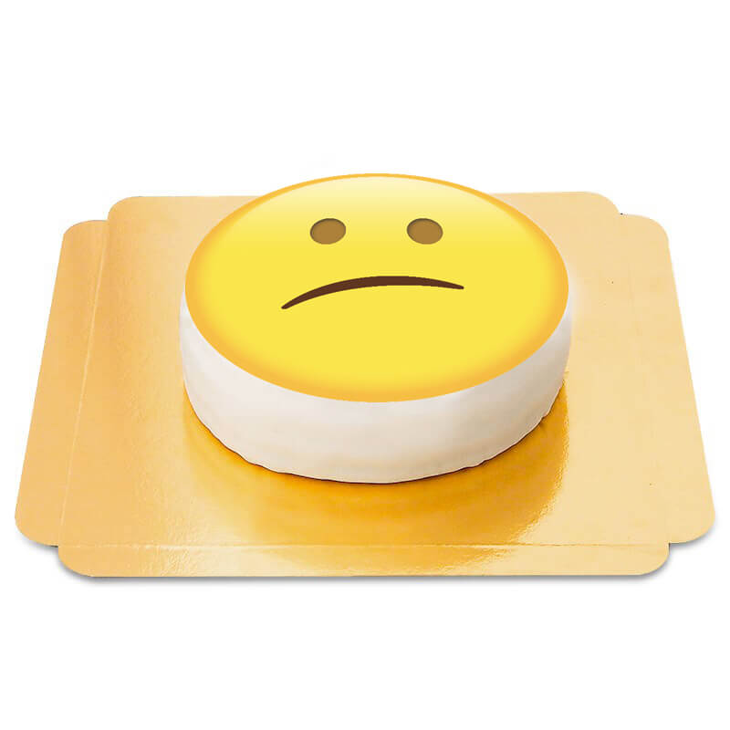 Enttäuschter Emoji-Torte