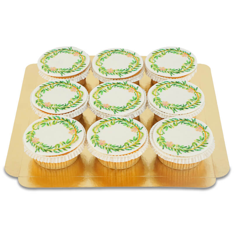Eukalyptus Cupcakes (9 Stück)