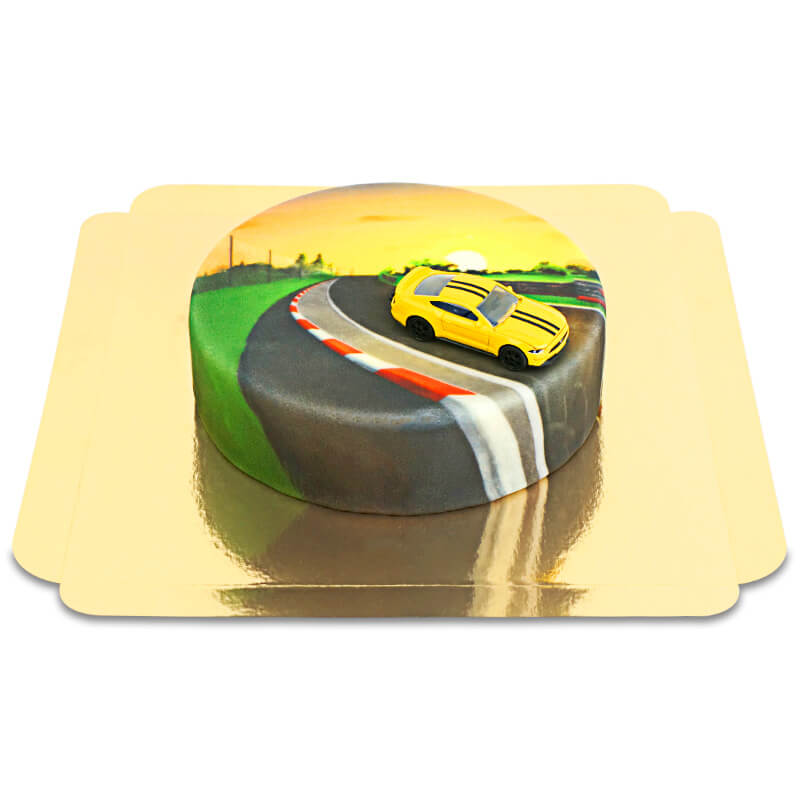 Spielzeugauto auf Torte-FORD