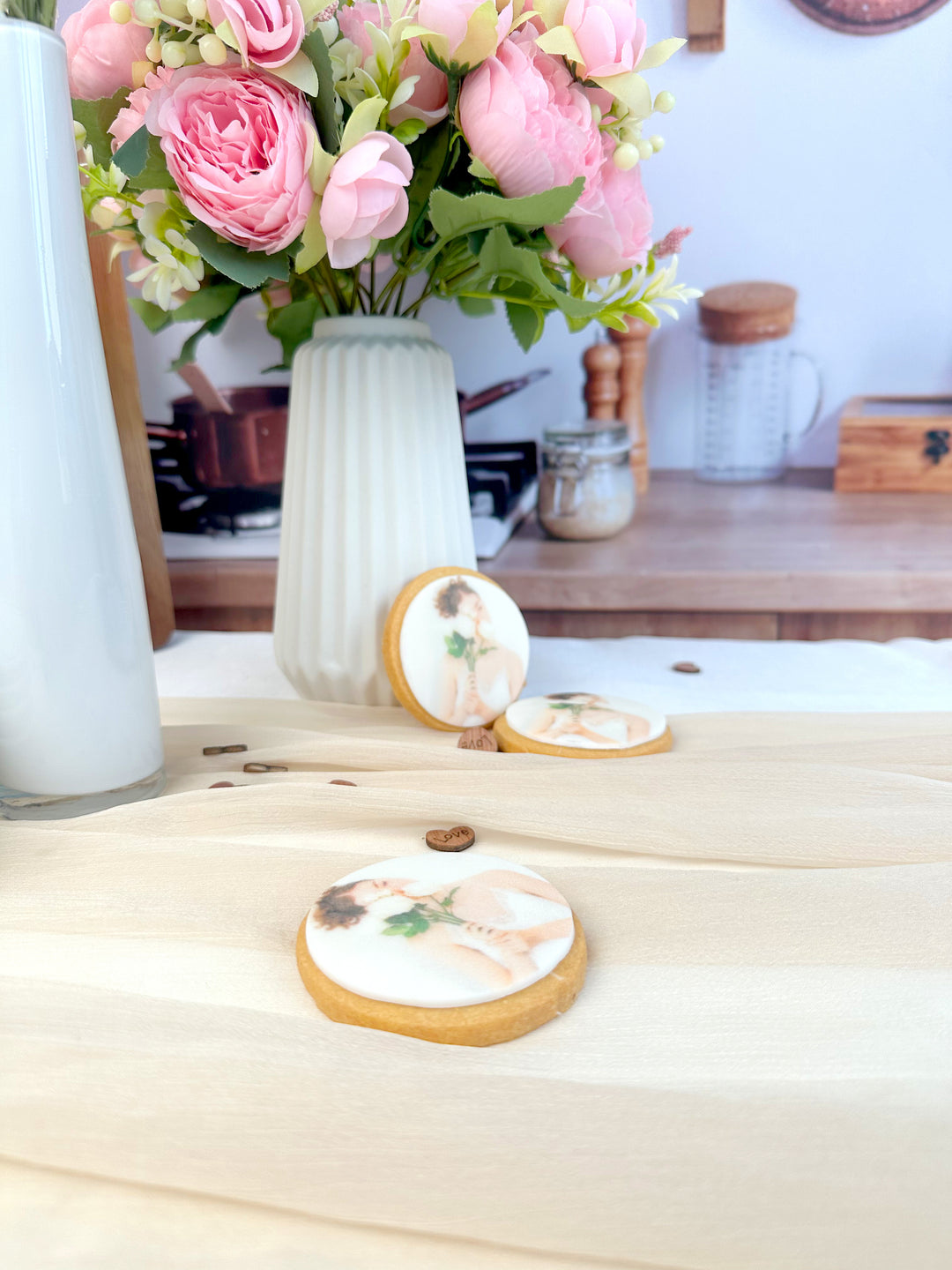 Foto-Keks, Rund (12 Stück)