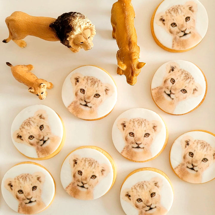 Foto-Keks, Rund (12 Stück)